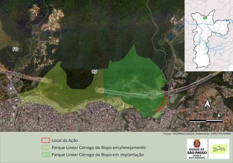 Parque Linear Córrego do Bispo preservará área verde na região da Serra da Cantareira Grupo