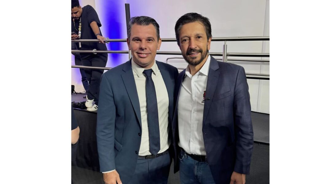 Deputado Fábio Faria de Sá e Prefeito Ricardo Nunes
